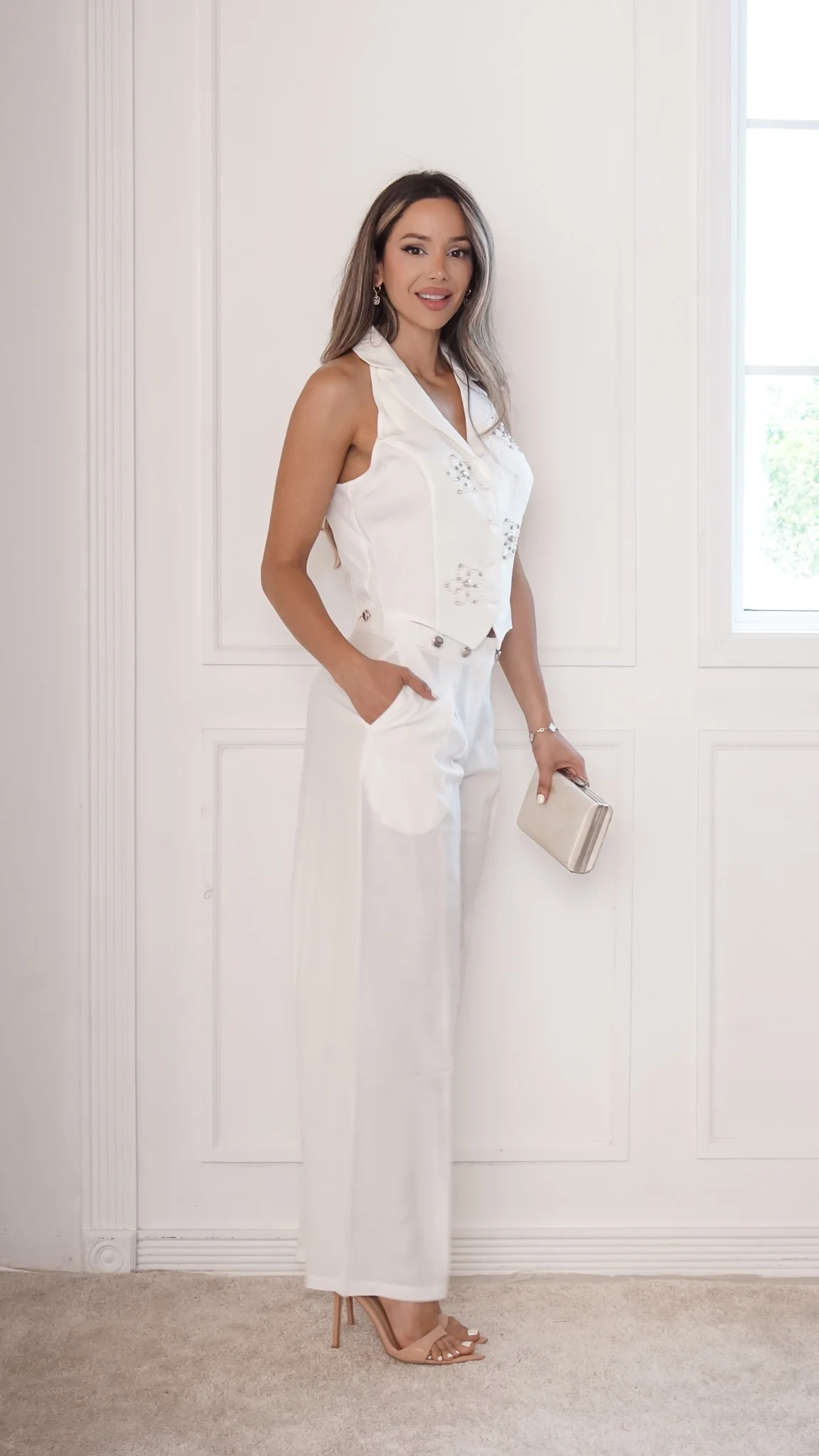 Avery Wide Leg Pants - Image 10