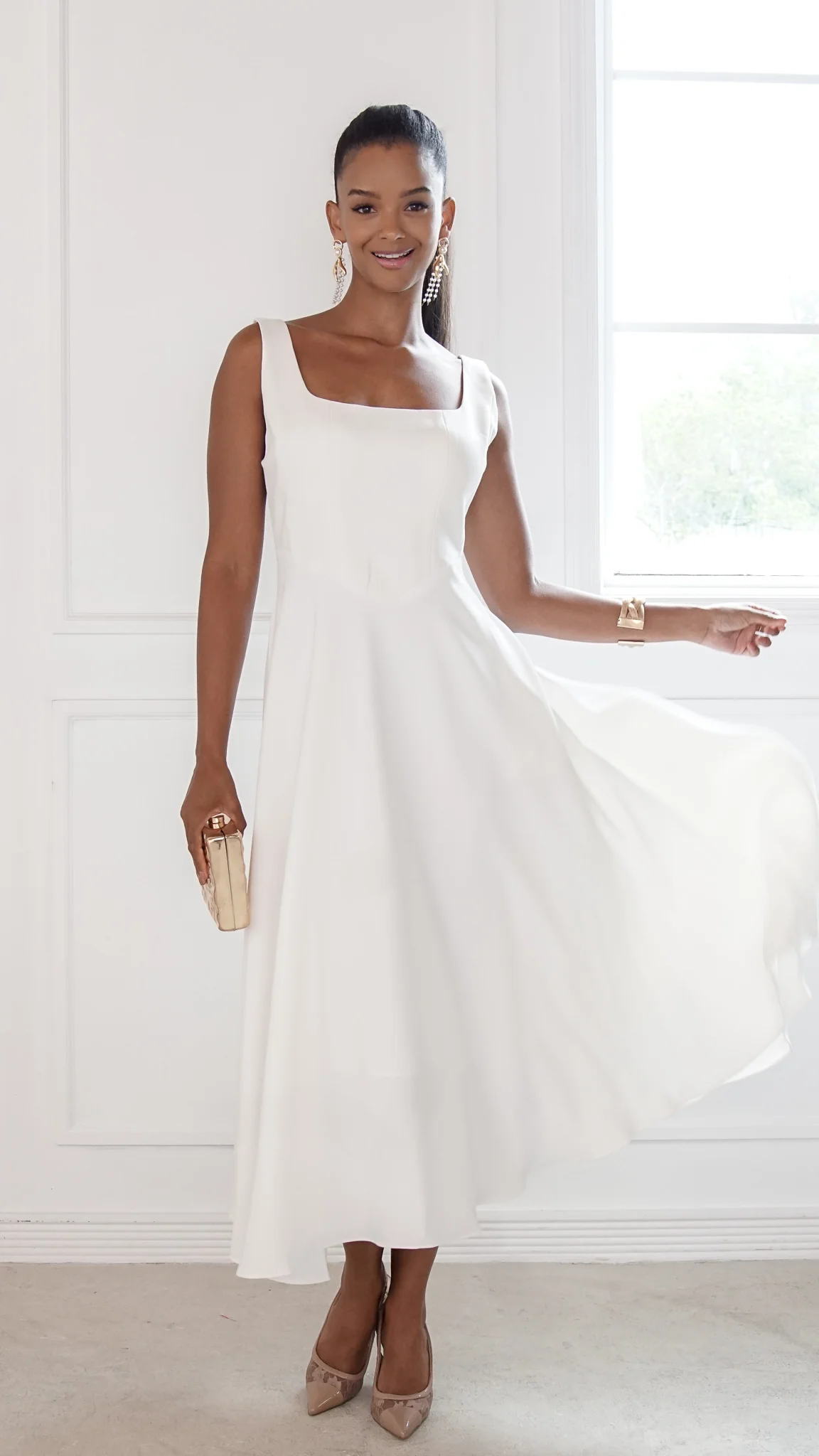 Elara Midi Dress - Image 2