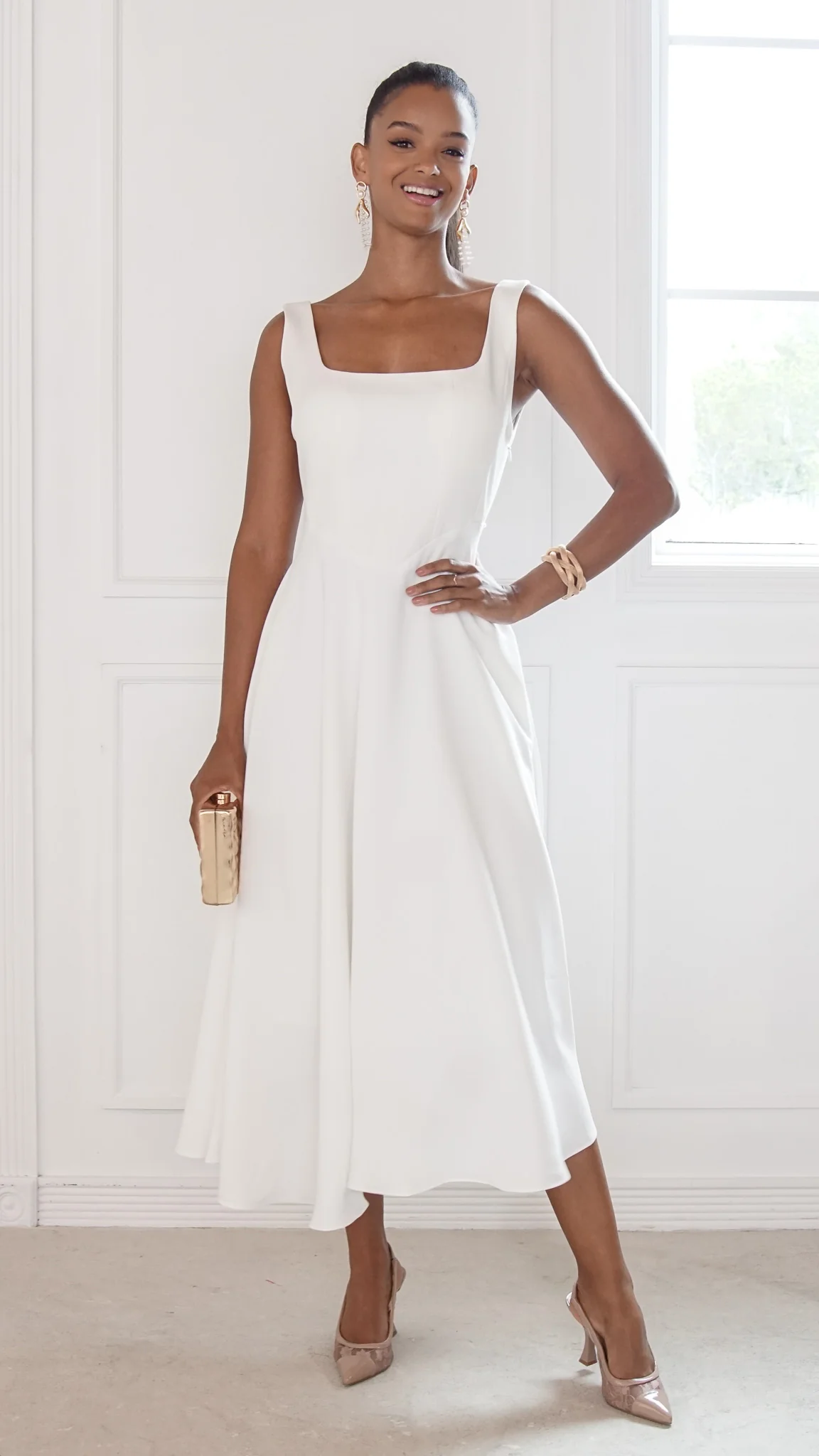 Elara Midi Dress - Image 3