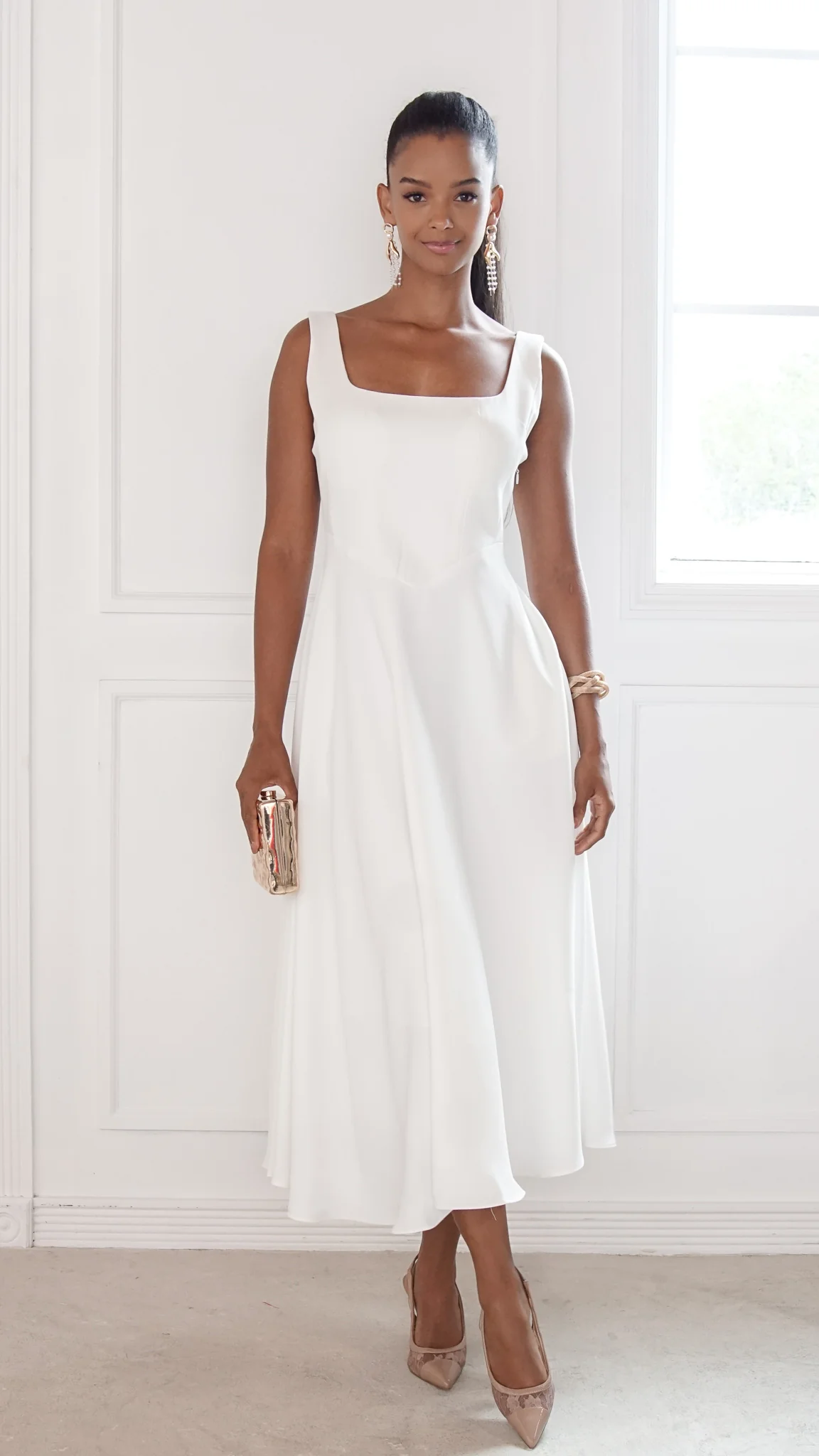 Elara Midi Dress - Image 4
