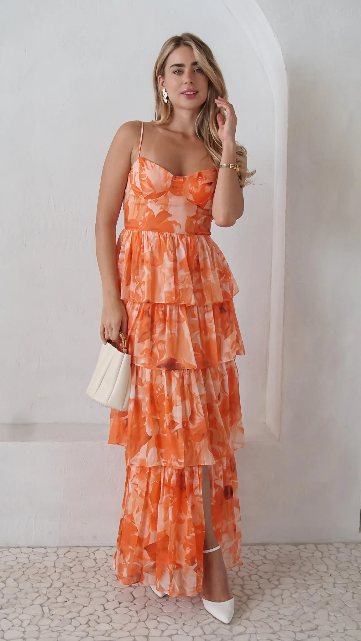 Luz Tiered Maxi Dress - Image 10