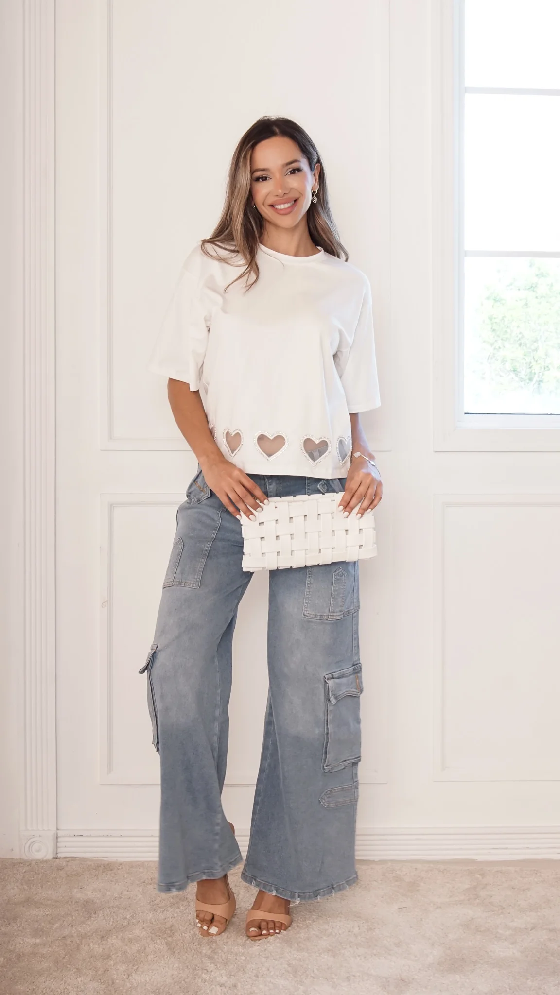 Noelle Heart Trim Top - Image 4