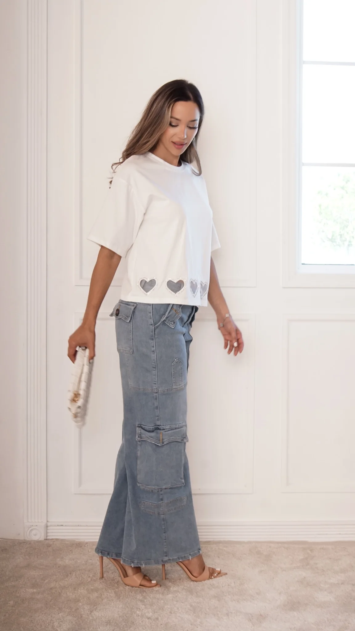 Noelle Heart Trim Top - Image 6
