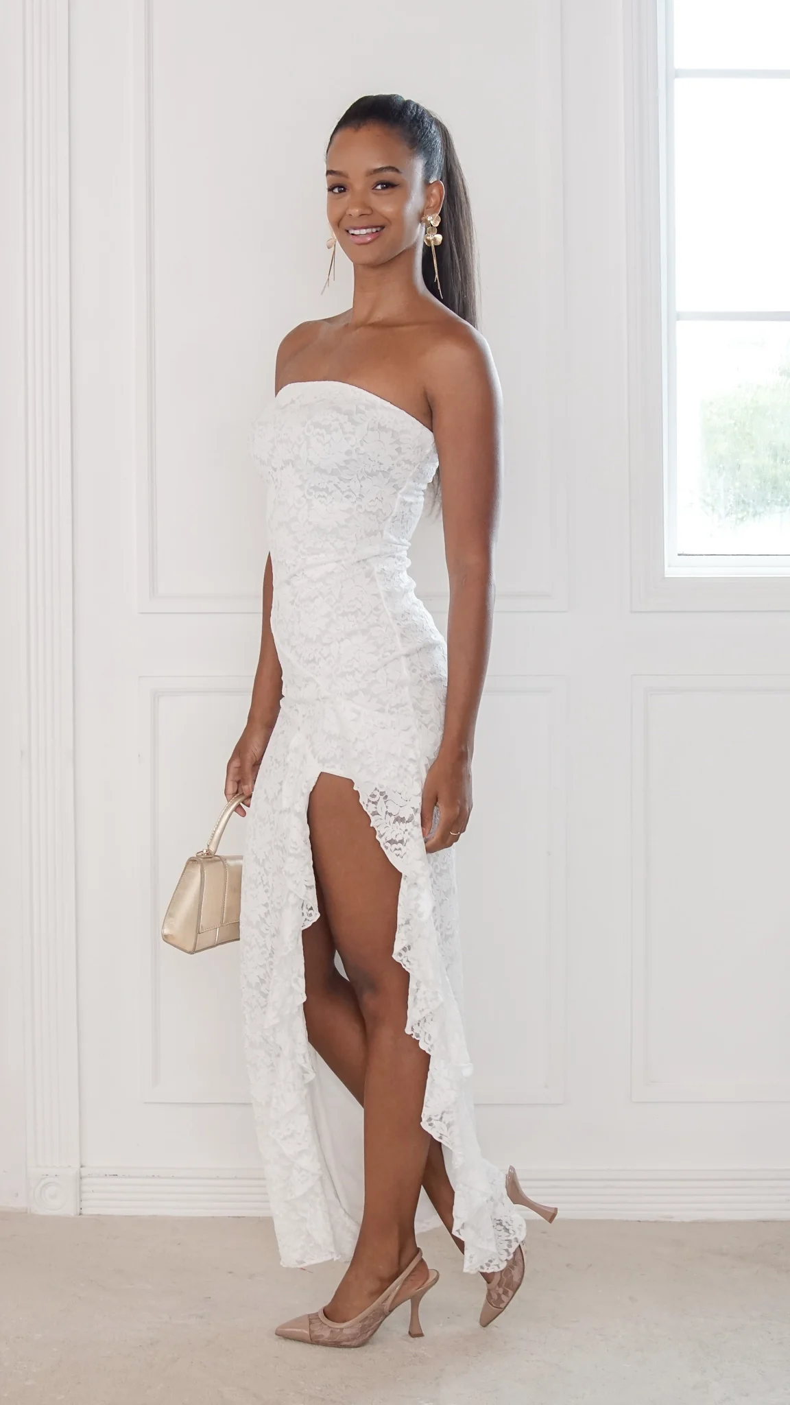 Noir Lace Dress - Image 12