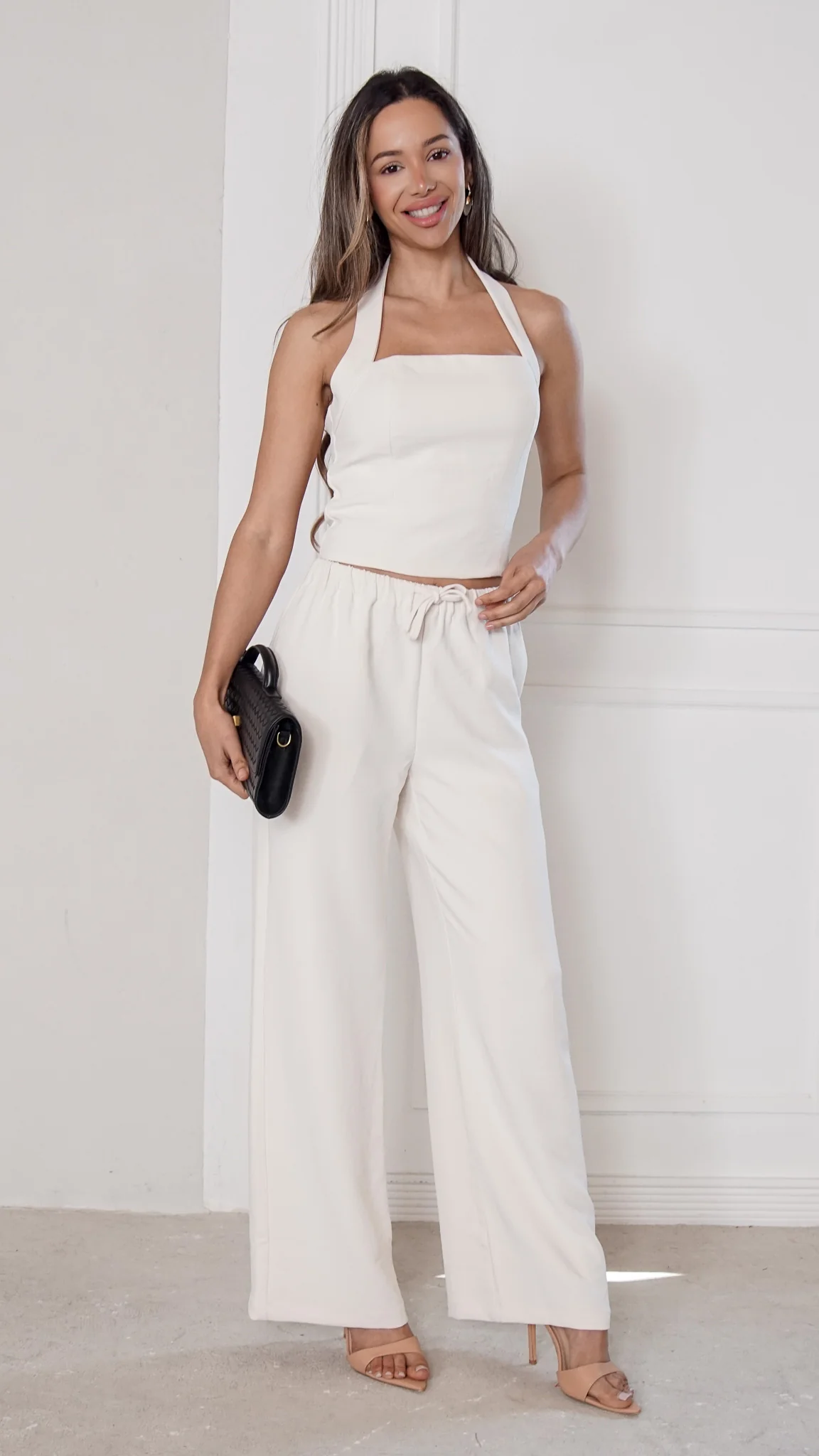 Solenne Palazzo Pants